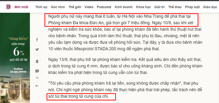 Địa chỉ phá thai uy tín: Lựa chọn đúng để tránh biến chứng nguy hiểm