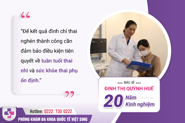 [GÓC GIẢI ĐÁP] Thai bao nhiêu tuần thì phá được?